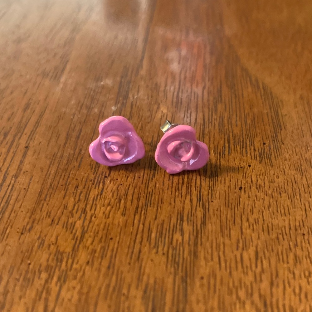 🌹 Rose Earring Set - Picture 3 of 5